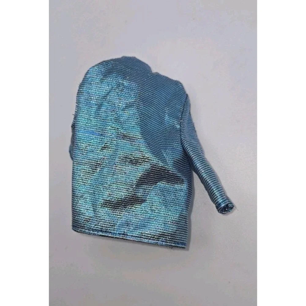 Vintage Genuine Barbie-Ken Doll Metallic Blue Jacket The Rockers